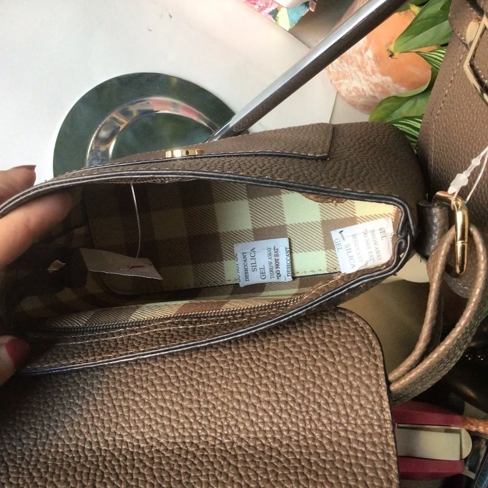 Brown Crossbody Bag Set NWOT